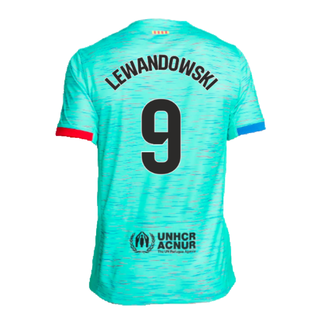 Match-Day 2023-2024 Barcelona Third Shirt (Lewandowski 9)