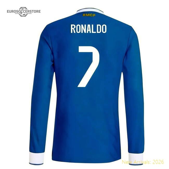 Luxury 2025-2026 Real Madrid Authentic Long Sleeve Change Jersey (r
