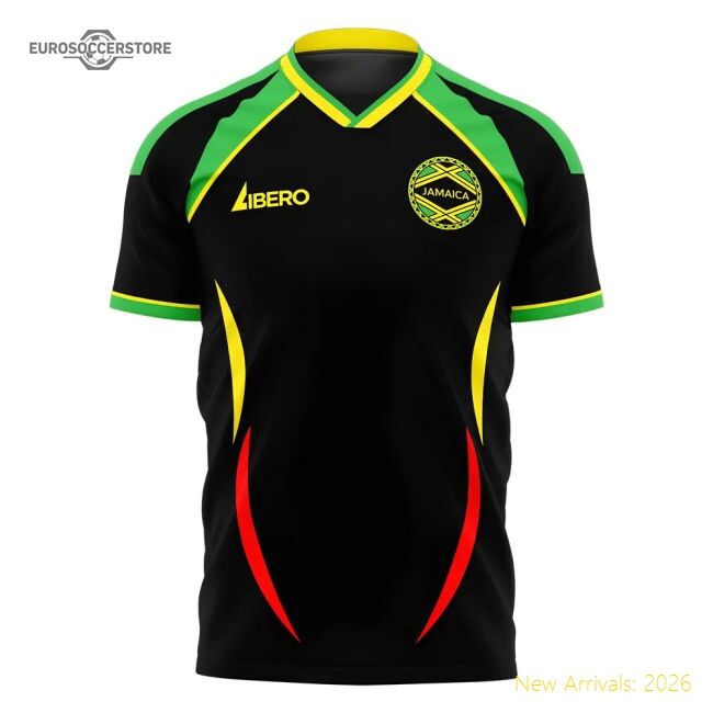Jamaica 2006 20242025 Away Official Shirt Breathable Climalite