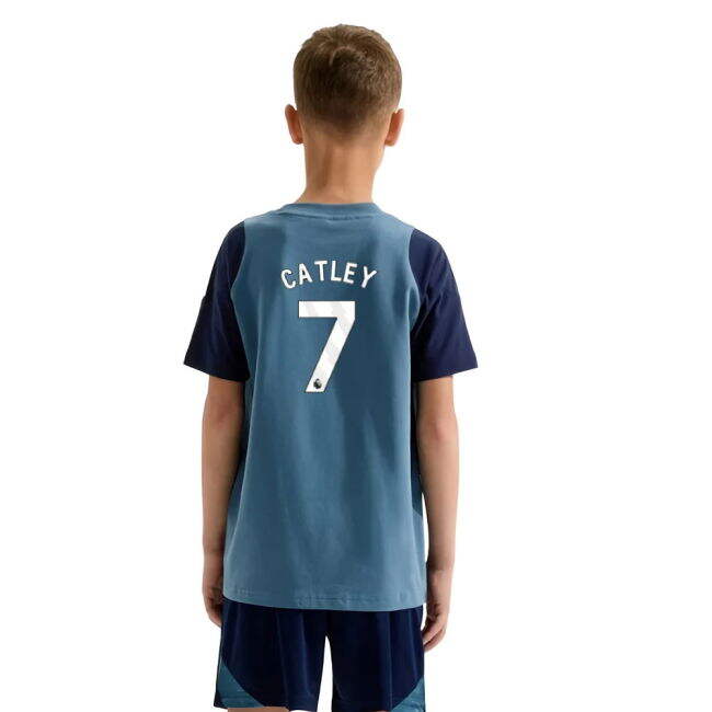 match worn 2025-2026 Arsenal Training Tee (Blanch Blue) - Kids (Cat...