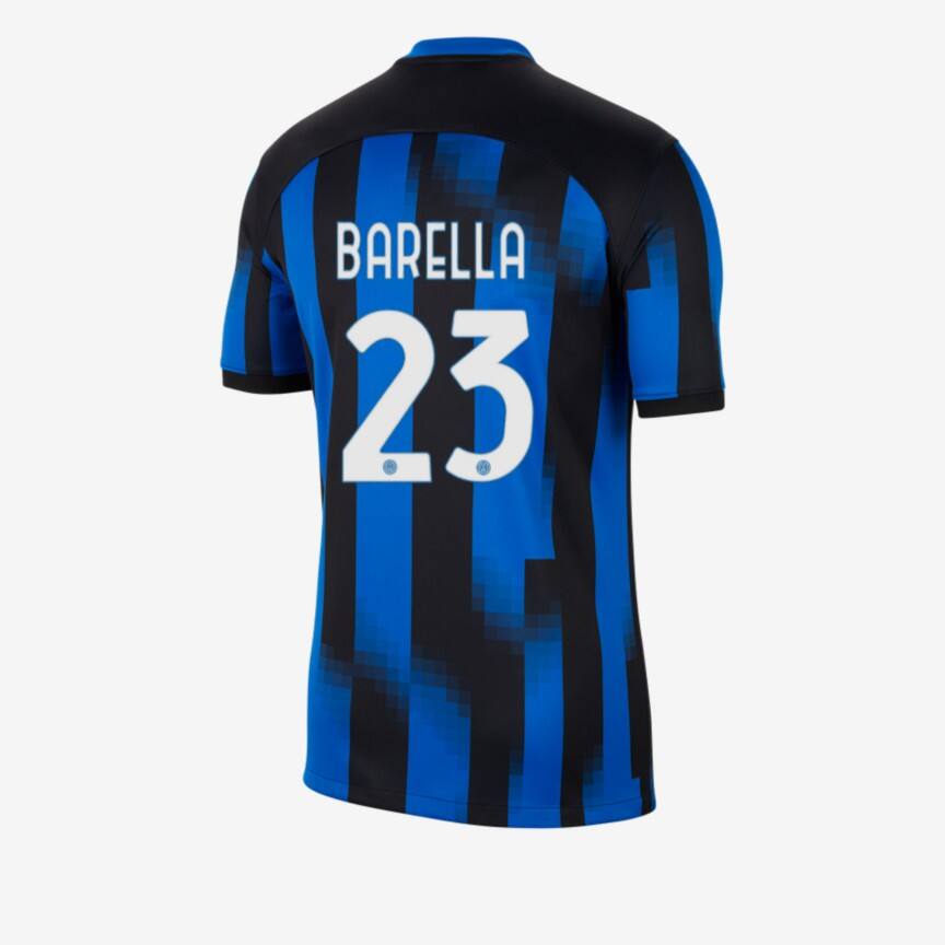 Inter Milan BARELLA 23-24 Season Home Football Jersey