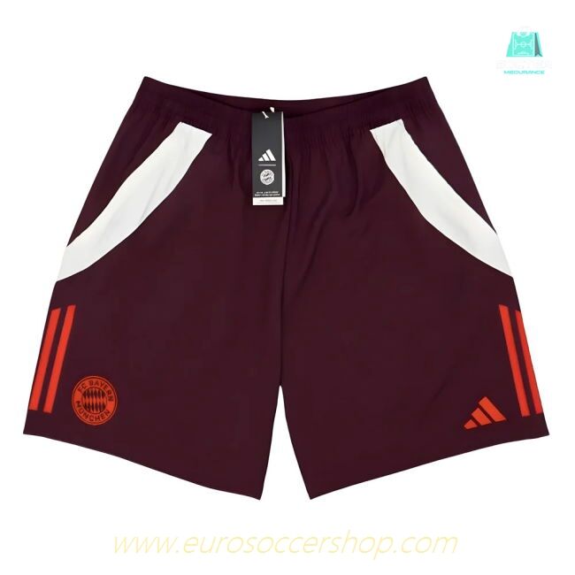 2024-2025 Bayern Munich Downtime Shorts (Shadow Maroon)