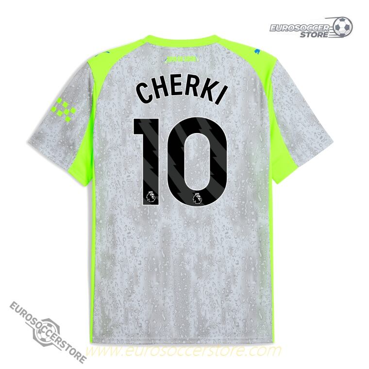 Manchester City 25-26 Season Third Version CHERKI 10 Jersey