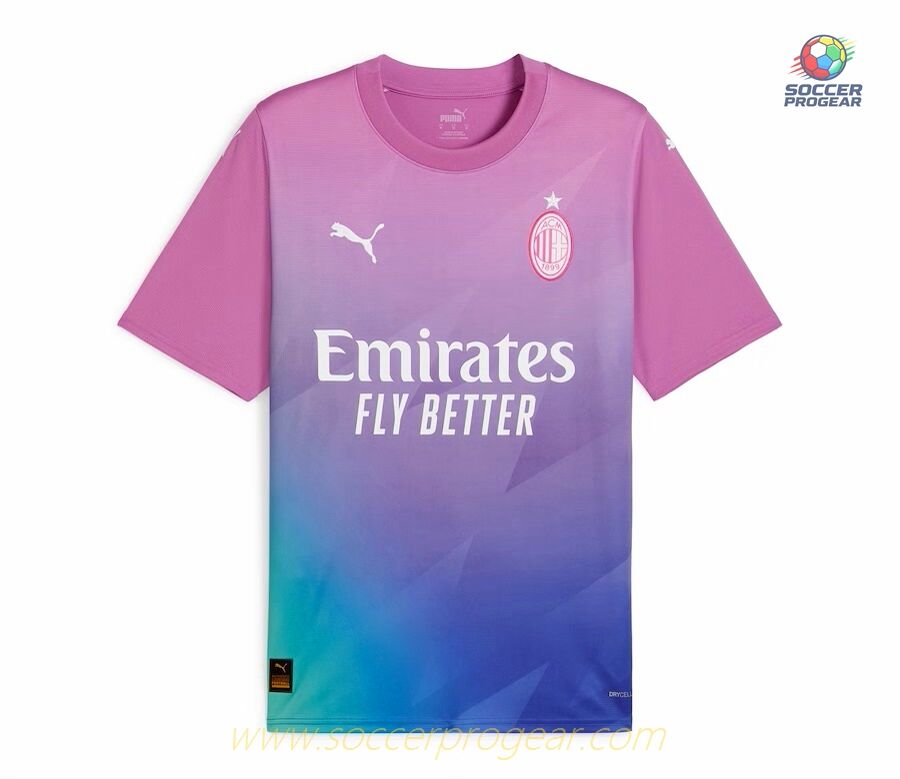 AC Milan 2023 2024 Third Youth Jersey Set Soccer Jersey