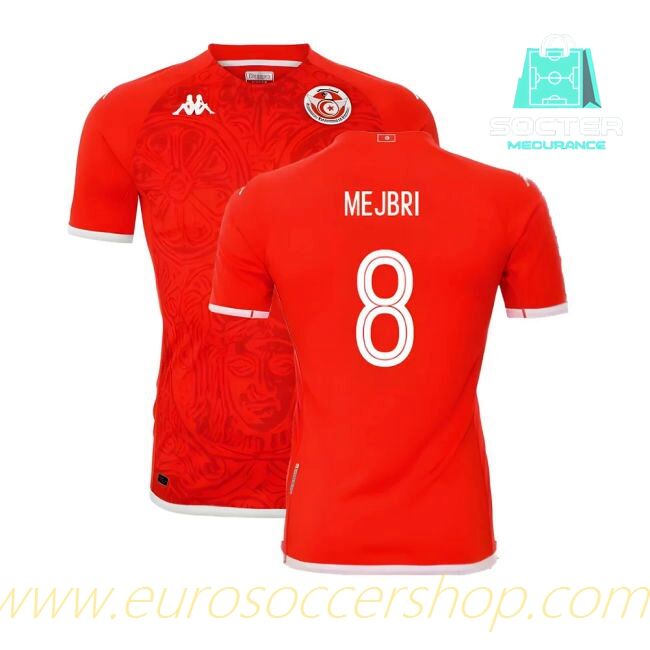 2022-2023 Tunisia Home Jersey Player Version (MEJBRI 8)