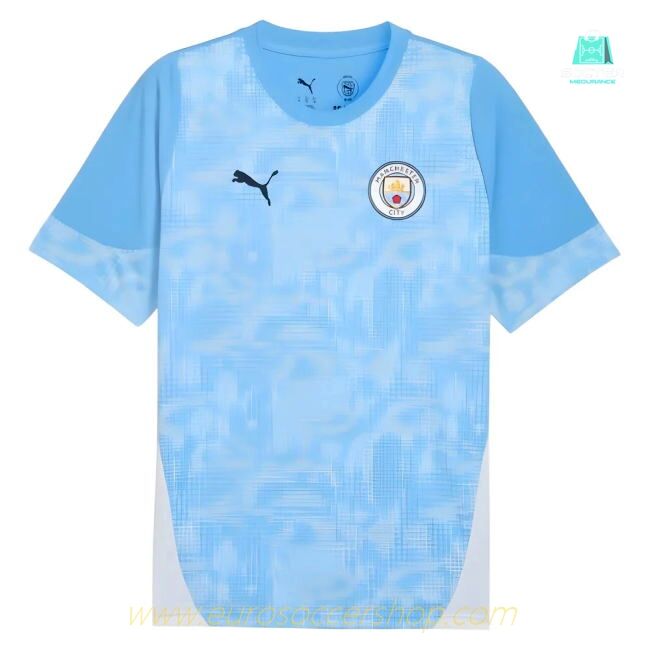 2025-2026 Man City Training Jersey (Light Blue)