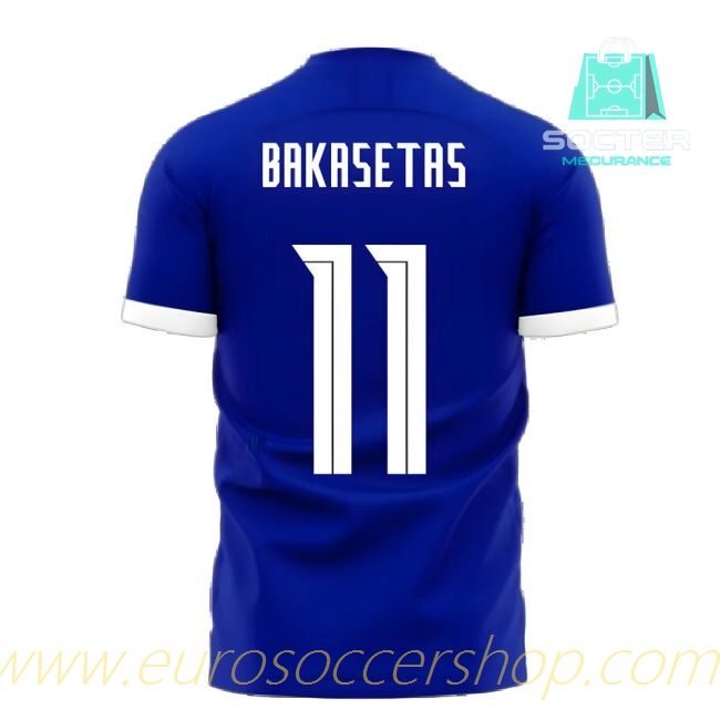 Official 2025-2026 Season Greece Away Jersey Libero Collection (BAKASETAS 11)