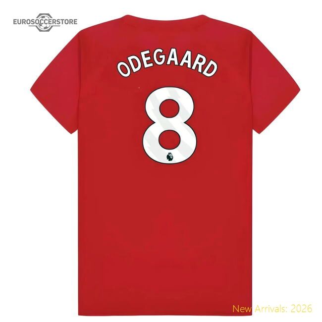 Premium Arsenal Poly T-shirt (red) - Kids (odegaard 8) - Premium