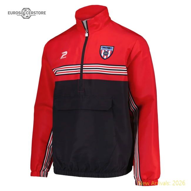 Authentic 1986-1987 Sunderland Home Retro Track Jacket (red)