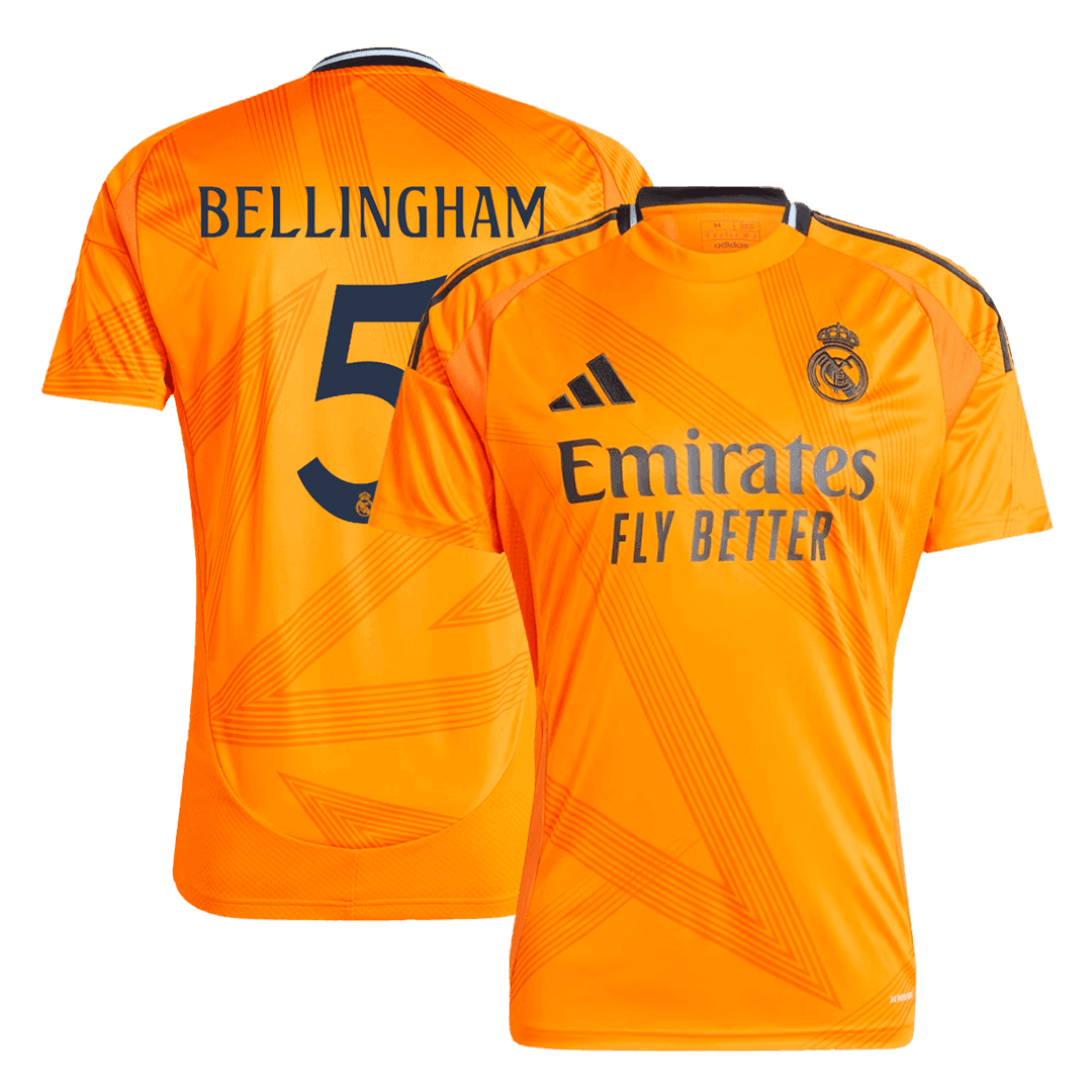 BELLINGHAM #5 Real Madrid Away  Soccer Jersey 2024/25 Authentic Kit