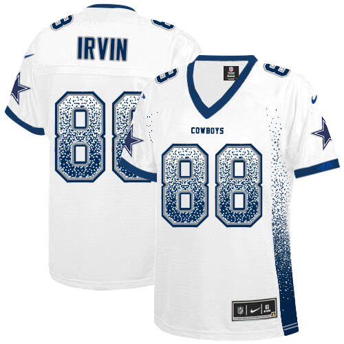 Authentic Dallas Cowboys #None White Drift Fashion Elite NFL Jersey