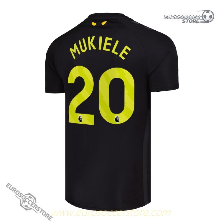 Sunderland Third MUKIELE 20 Football Jersey for the 25-26 Season