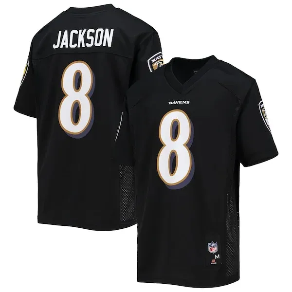 Baltimore Ravens Replica Football Jersey - Black L | game day jersey