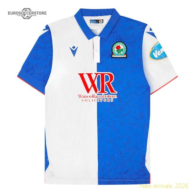 Official 2024-2025 Blackburn Rovers Home Shirt - Premium Quality