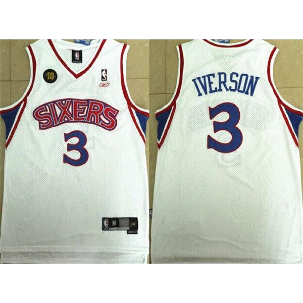 Game Day Modern Men's 76ers #3 Allen White Basketball Jersey