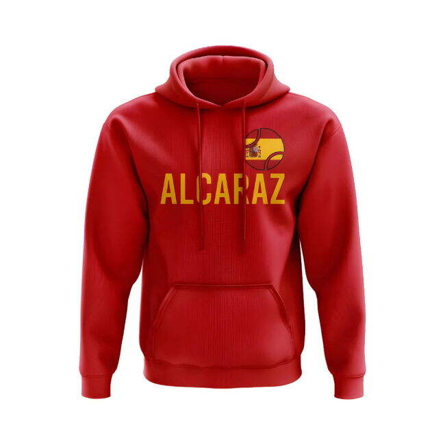 Carlos Alcaraz Spain Name Hoody (Red)