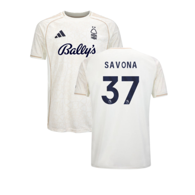 football shirt 2025-2026 Nottingham Forest Away Shirt (Savona 37)
