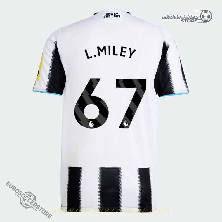 Newcastle United 25-26 Home L.MILEY 67 Football Jersey (Player Version)