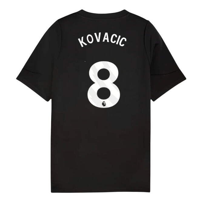 match worn 2025-2026 Man City Training Jersey (Black) - Kids (Kovac...