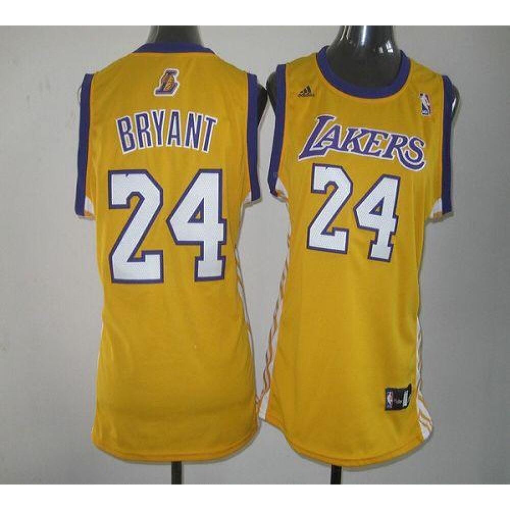 Performance Game-Ready Men's LAL #24 Kobe Yellow Basketball Jersey