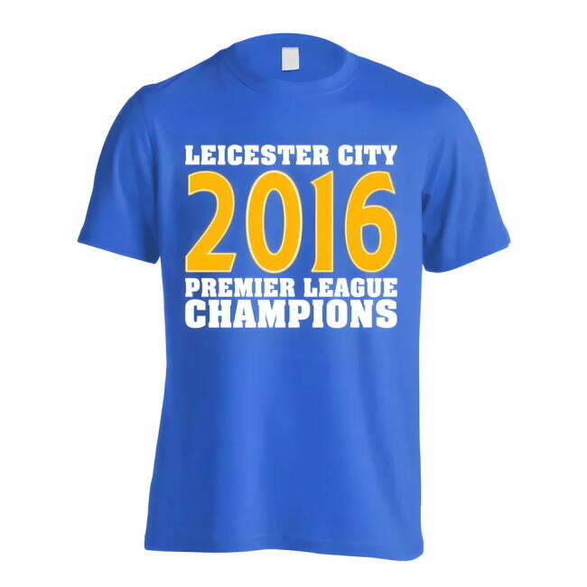 Leicester City 2016 Premier League Champions T-Shirt (Blue) - Kids ...