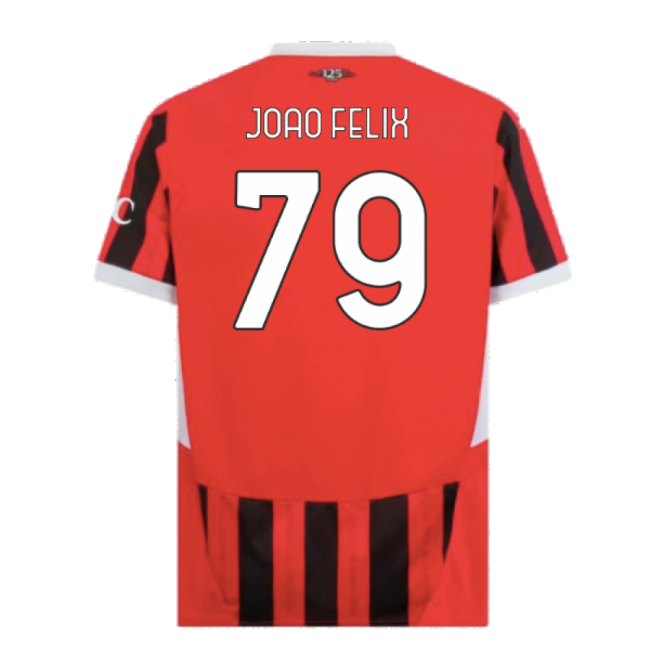 2024-2025 AC Milan Home Fashionable Shirt (Joao Felix 79)