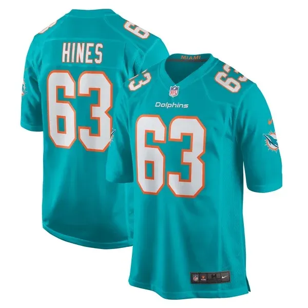 None Chasen Hines Game Jersey - Aqua | NFL Player Jersey | NFL Footbal