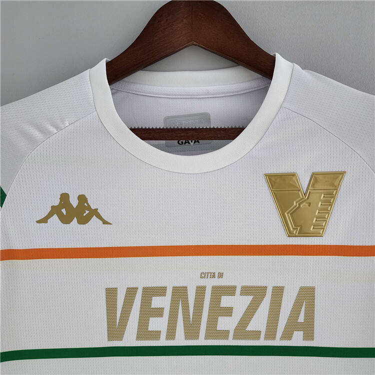 Venezia FC 2223 Away White Long Sleeve Soccer Jersey Football Shirt -