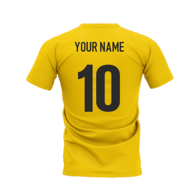 Team Ronaldo R9 Legend T-Shirt (Yellow) (Your Name) Soccer
