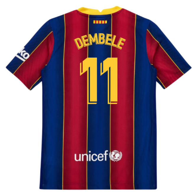 Barcelona Official 2020-2021 Home Soccer Jersey - Durable Fabric