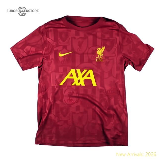 Premium 2024-2025 Liverpool Academy Pre-match Shirt (red) - Kids (mac