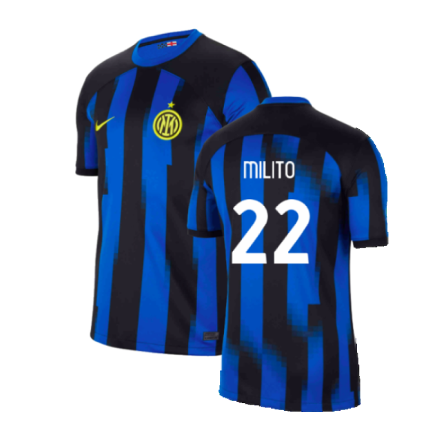 Inter Milan Home Modern Shirt (SB) (Excellent) UV Protection