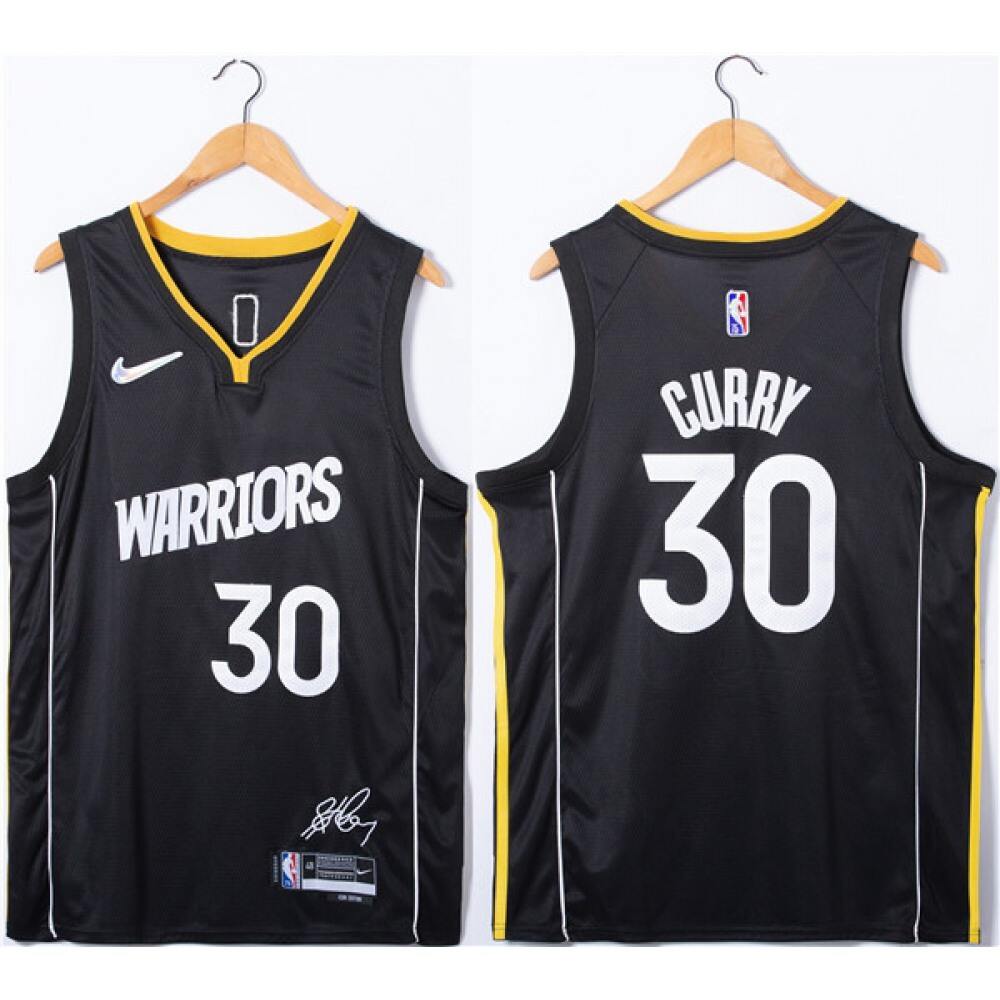 Golden State Warriors Stephen Curry30 Black Jersey - - Must-Have Jersey