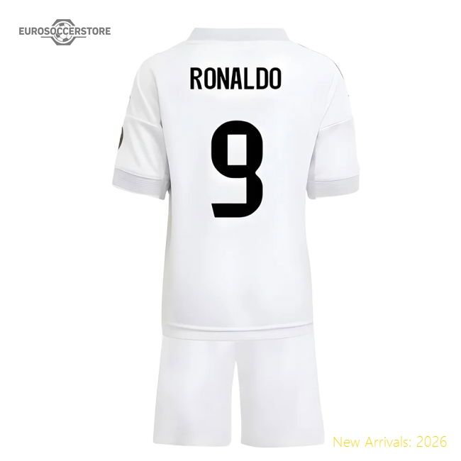 Superior 2025-2026 Real Madrid Home Mini Kit (ronaldo 9)