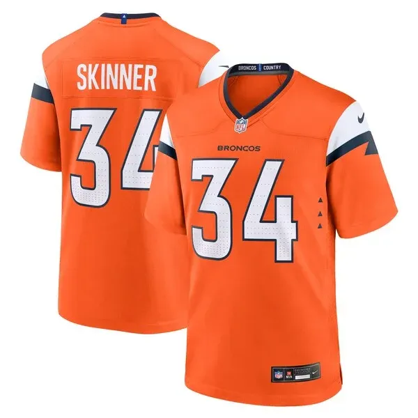 Performance None Game Jersey - Premium Orange NFL Fan Jersey | Game...