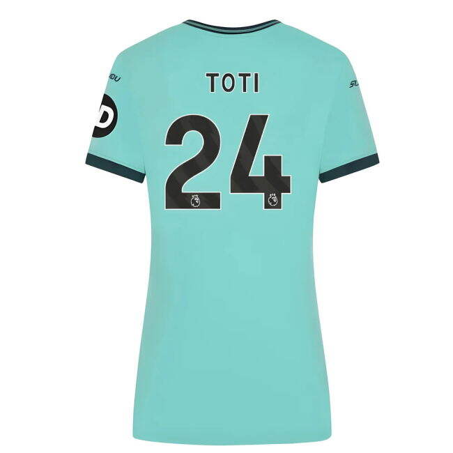 2025-2026 Wolves Away Shirt (Womens) (Toti 24)
