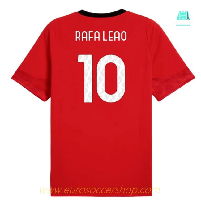 2025-2026 AC Milan Training Jersey (Red) (Rafa Leao 10)
