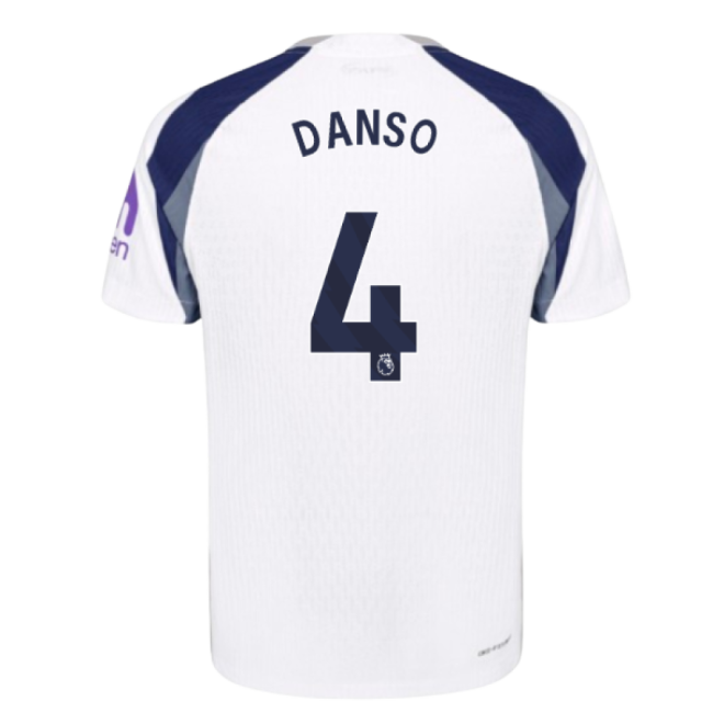 Superior 2025-2026 Spurs Hotspur Authentic Home Shirt (danso 4)