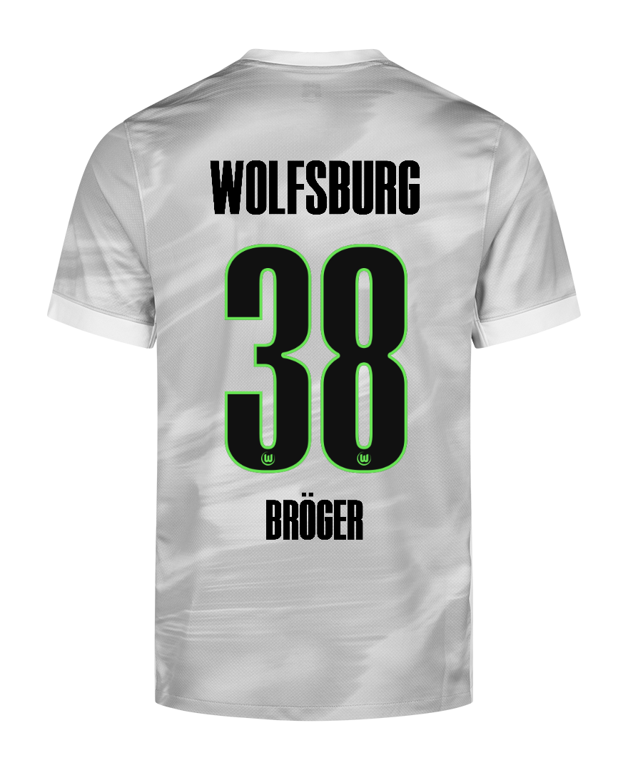 Wolfsburg 25-26 Season Away BRÖGER 38 Jersey