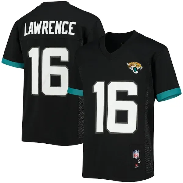 None Trevor Lawrence Replica Jersey - Black | NFL Player Jersey