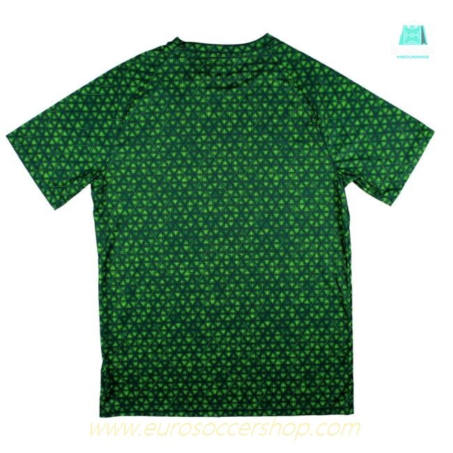 2025-2026 Man City Warm Up Jersey (Green Terrain) - Kids