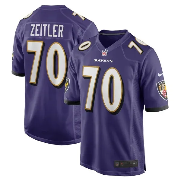 Performance Baltimore Ravens Game Jersey - Premium Purple NFL Fan J...