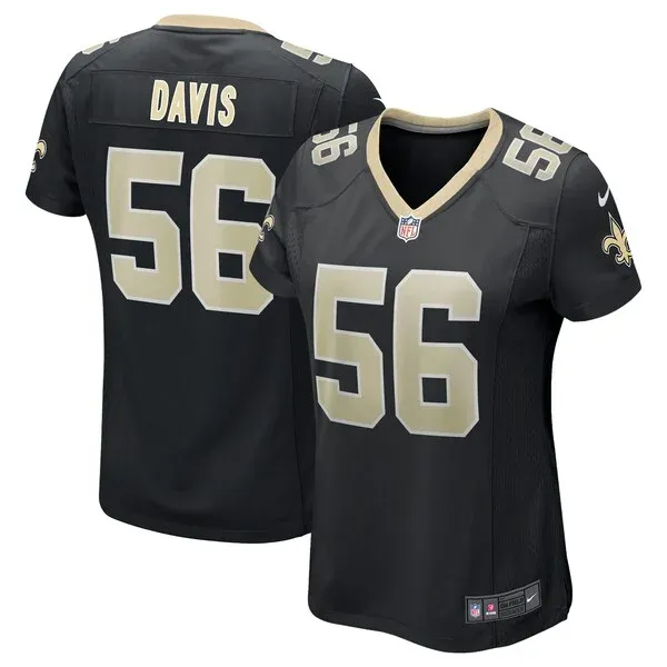 New Orleans Saints Demario Davis Game Jersey - Black | NFL Player J...