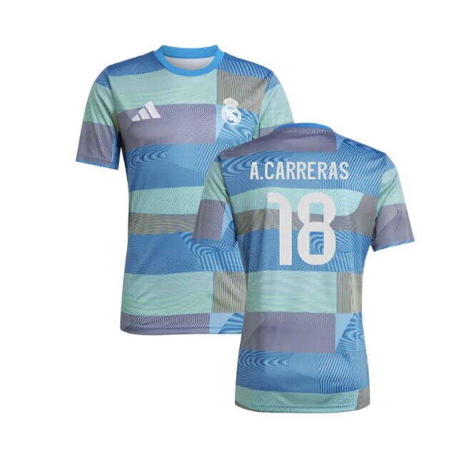 Carreras 18 Real Madrid Football Club Sophisticated Home Match Shirt