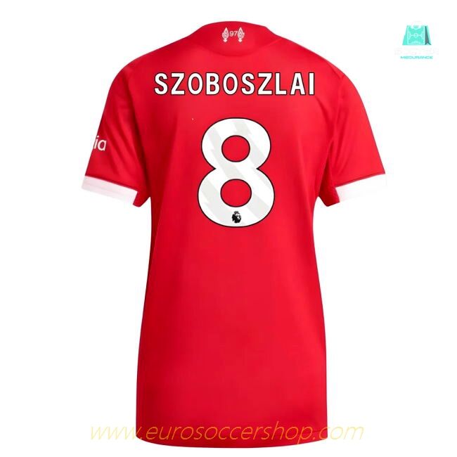 2025-2026 Liverpool Authentic Home Shirt (Womens) (Szoboszlai 8)