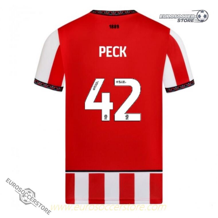 Sheffield United's 25-26 Home PECK 42 Football Jersey