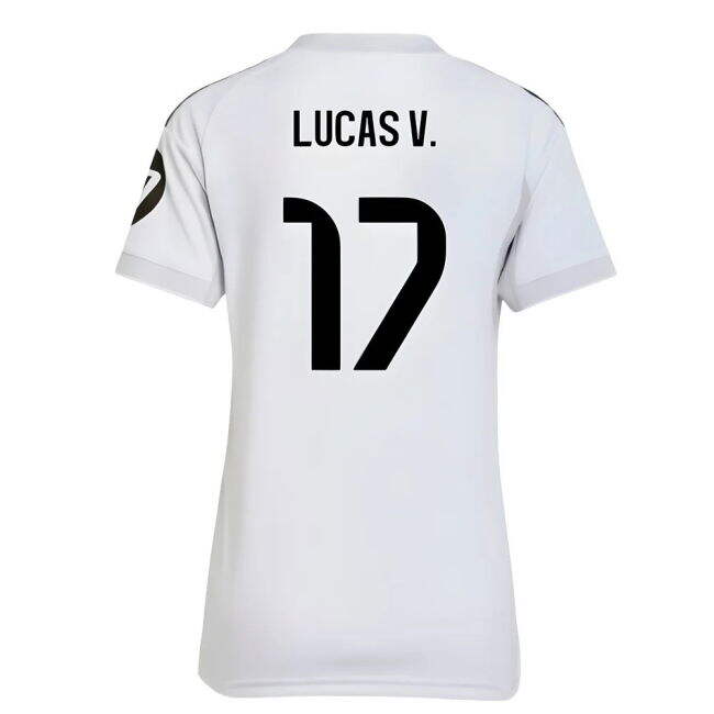2025-2026 Real Madrid Home Shirt (Womens) (Lucas V. 17)