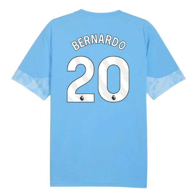 2025-2026 Man City Training Jersey (Light Blue) (Bernardo 20) - pre...