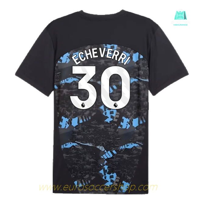 2024-2025 Man City Prematch SS Jersey (Strong Gray) (Echeverri 30)