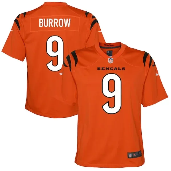 None Game NFL Jersey - Orange | Performance Football Apparel